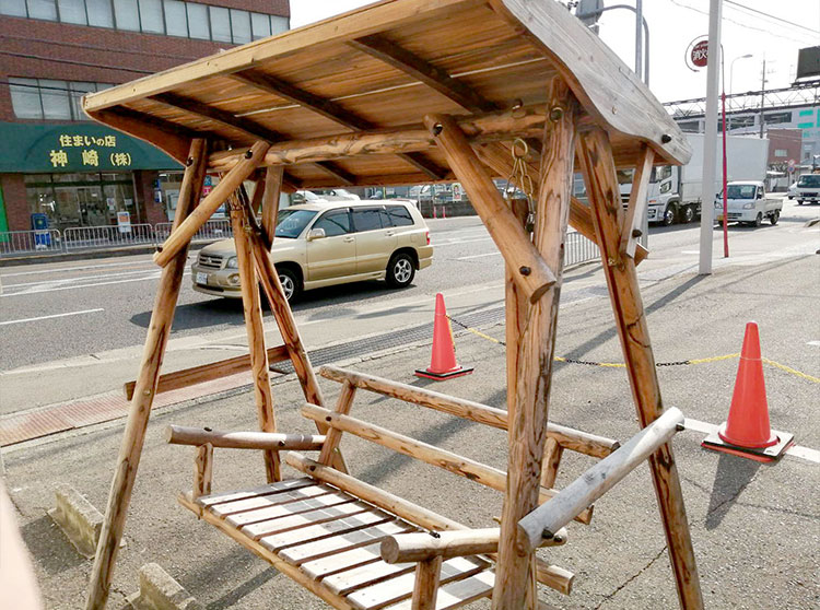 木製スウィングベンチ